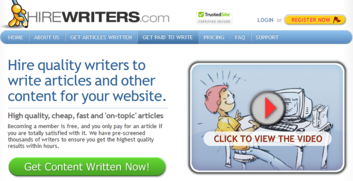 Outsource Article Writing With Hire Writers